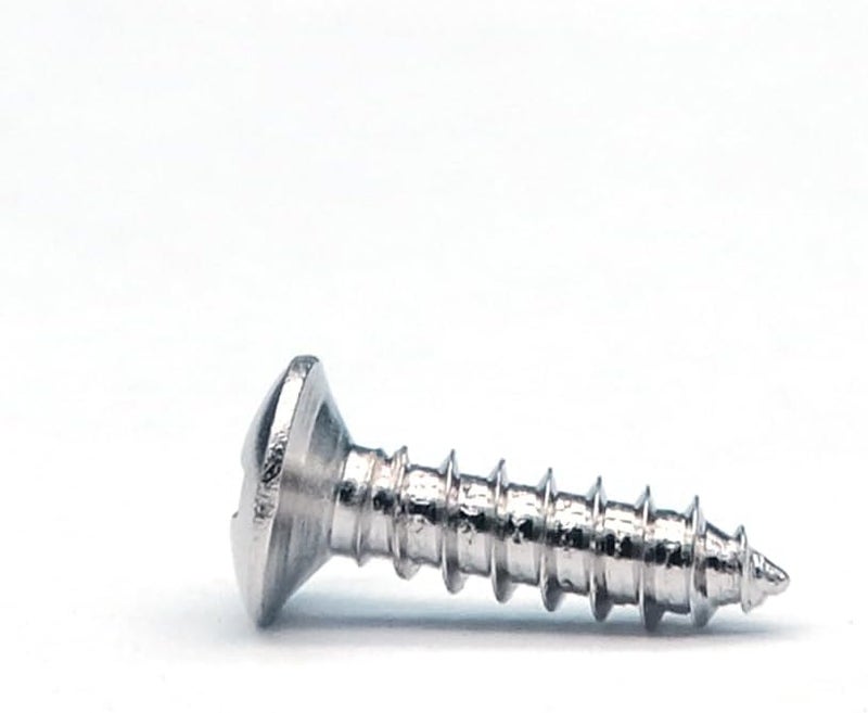 harpfeas 3MM Electric Guitar Bass Pickguard Screws Pick Guards Scratch Plate Mounting Screws for Fender Strat ST Tele TL Stratocaster Telecaster Gibson LP Les Paul SG Guitar Pack of 50 (Chrome) - Image 4